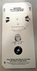 VINTAGE TALKING VIEW MASTER MASTERS OF THE UNIVERSE HE MAN 3-D CARTRIDGE ALBUM -